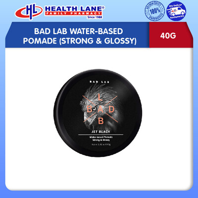 BAD LAB WATER-BASED POMADE (STRONG & GLOSSY)- (40G)